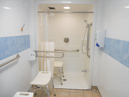 Photo of an Accessible shower