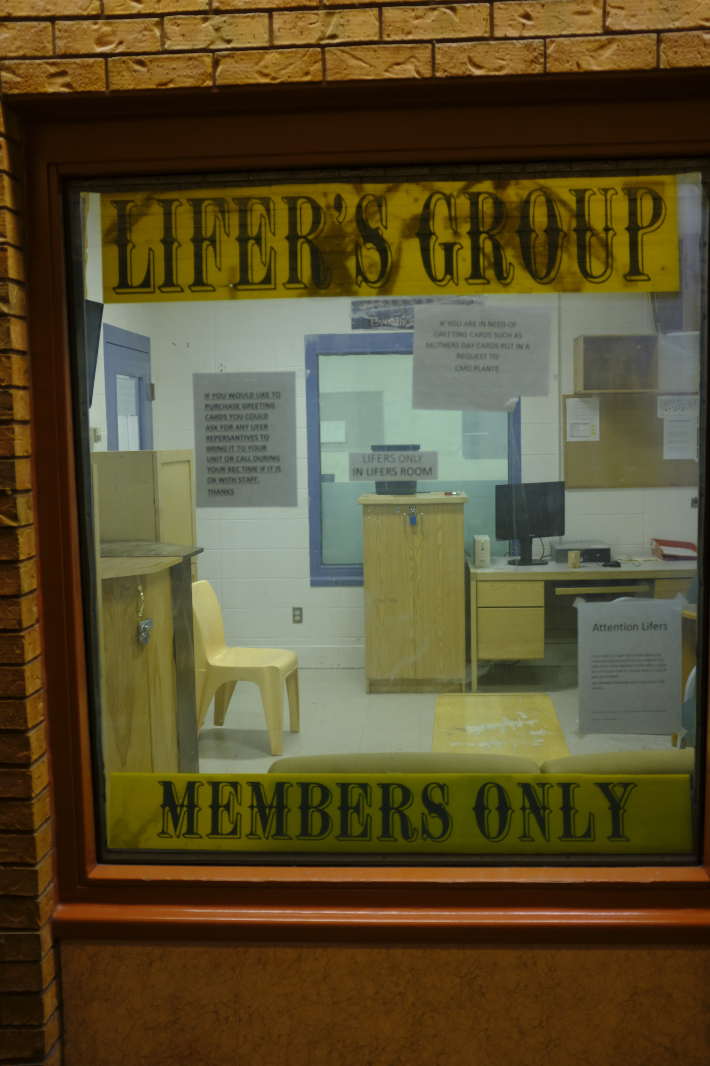 Photo of doors to Lifers Groups at Drummond and Grande Cache institutions.