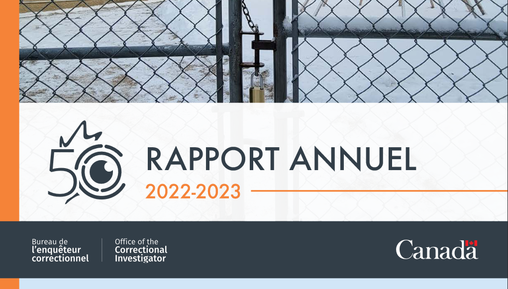Rapport annuel du Bureau de l'enquêteur correctionnel 2022-2023
