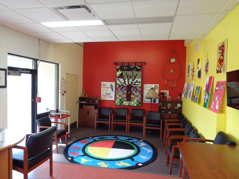Photo of the cultural room at Fraser Valley Institution.