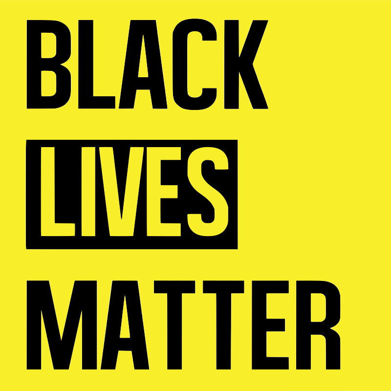 Le logo du mouvement Black Lives Matter.