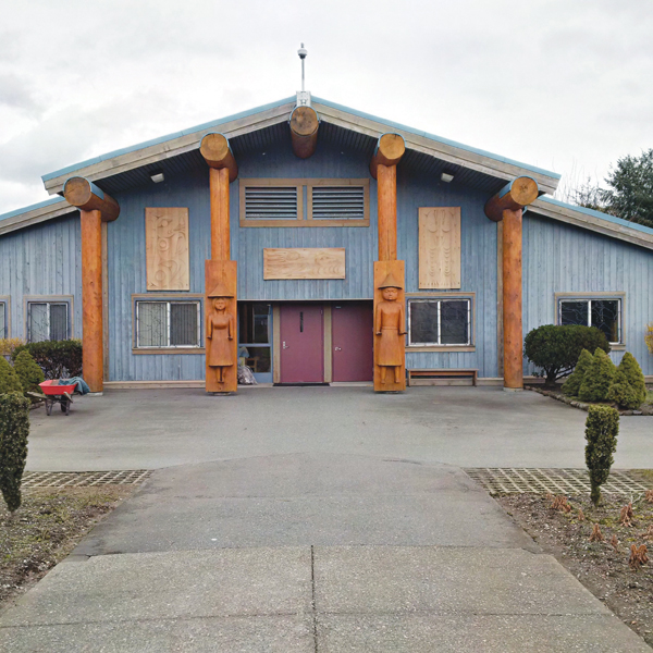 Photo of the Huli Tun (or Healing Lodge) at Pacific Institution. 