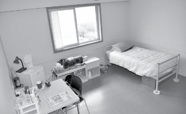 Bedroom in a Community Correctional Centre