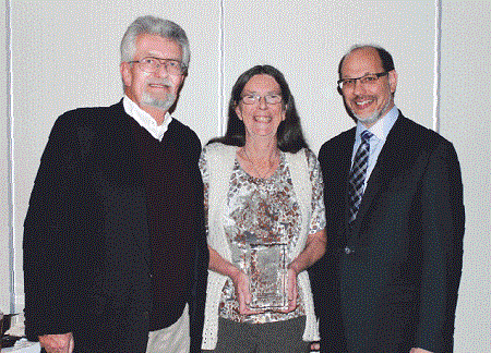 Mr. Ed McIsaac, Ms. Beth Parkinson (centre) and Mr. Howard Sapers.