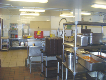 Photo of an Institutional kitchen