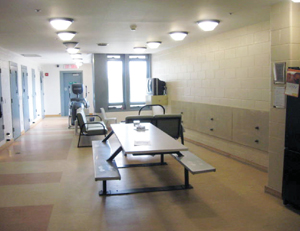 Photo of a Secure unit common area