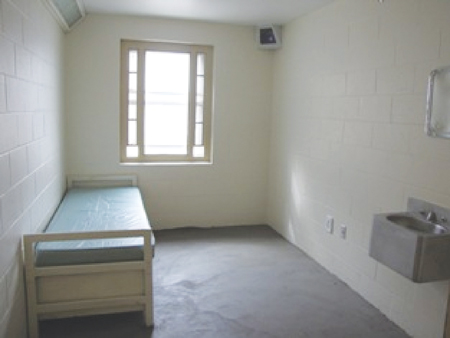 Photo of an Observation cell at a women's institution