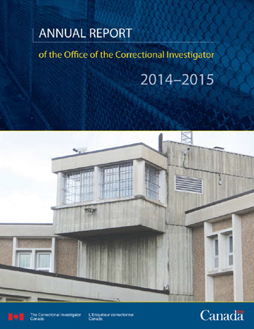 Annual Report of the Office of the Correctional Investigator 2014-2015 