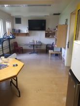 Television and exercise room in structured interventions unit (SIU) - Salle d'exercice et de télévision dans l'unité d'intervention structurée (UIS)